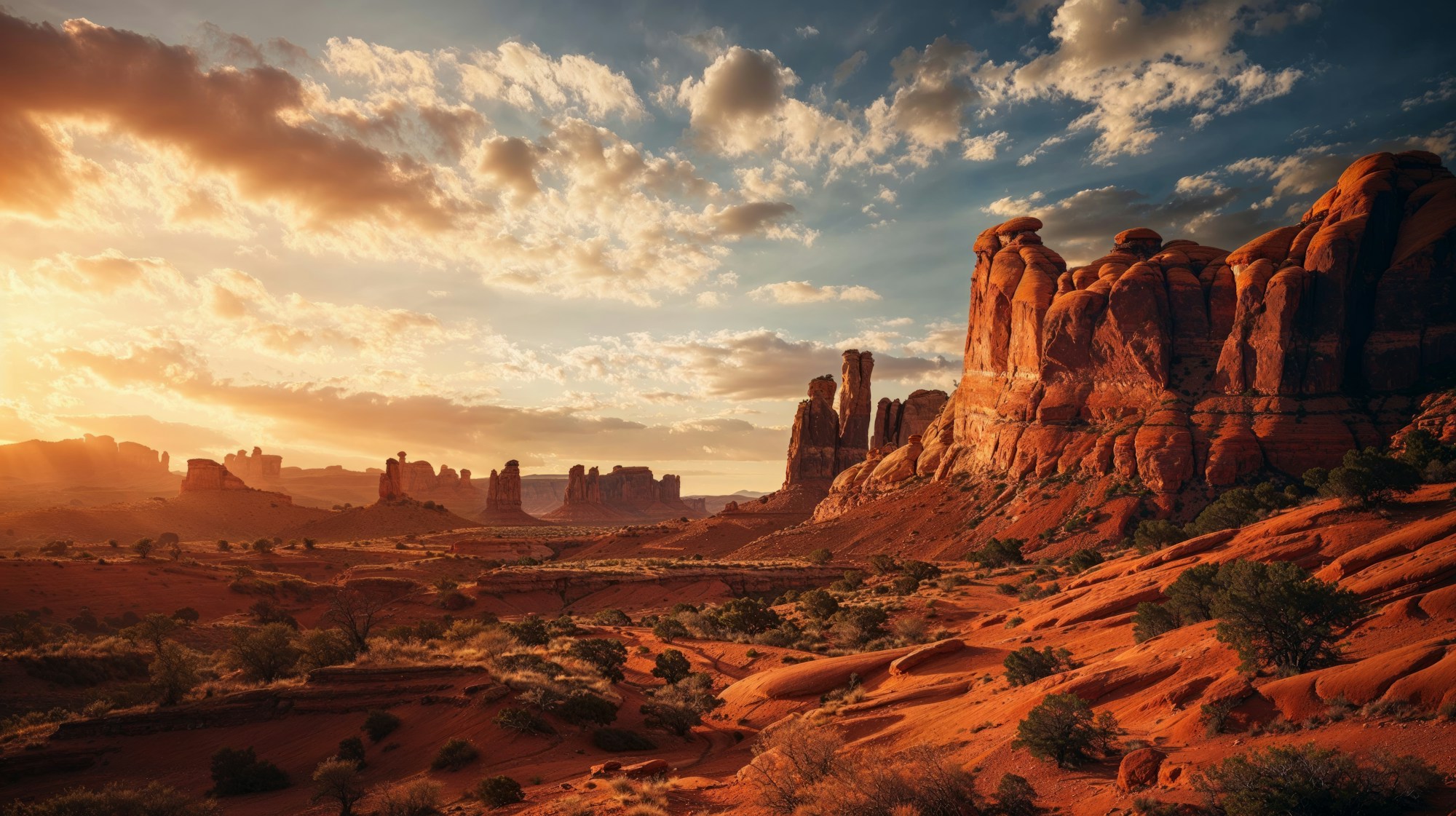 Golden light over the American West, photographed by Matthew Brodeur